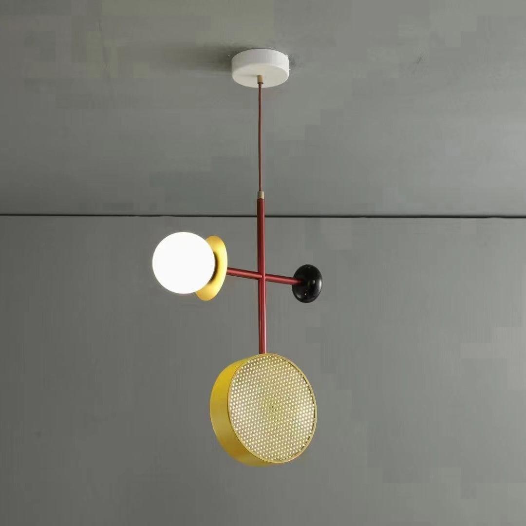 Daxl Vintage Glass Suspension Light-Neutral Decor