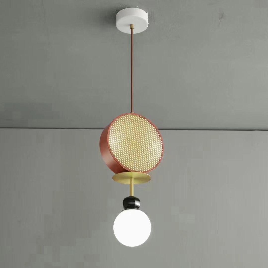 Daxl Vintage Glass Suspension Light-Neutral Decor