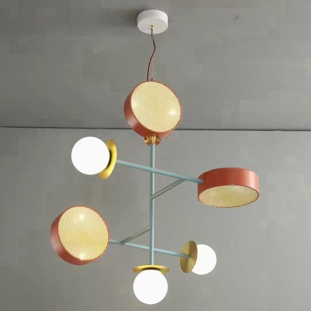 Daxl Vintage Glass Suspension Light-Neutral Decor