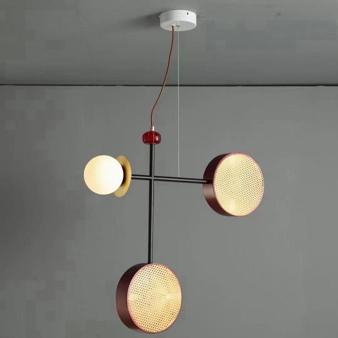 Daxl Vintage Glass Suspension Light-Neutral Decor