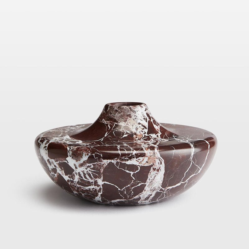Monaco Marble Vase-Neutral Decor