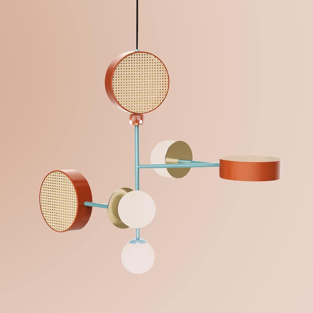 Daxl Vintage Glass Suspension Light-Neutral Decor