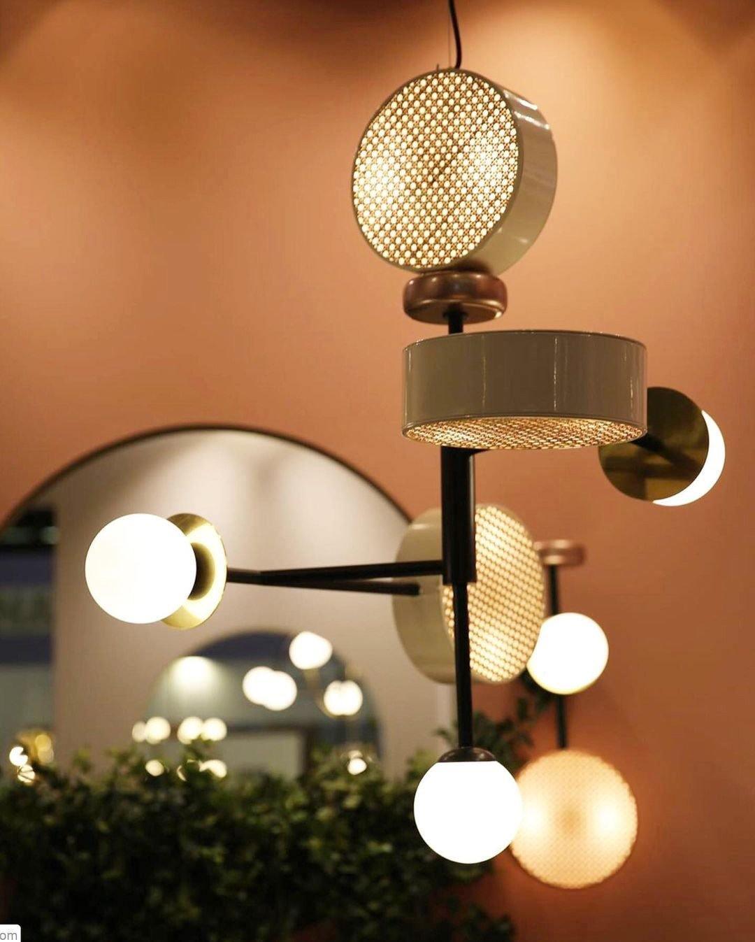 Daxl Vintage Glass Suspension Light-Neutral Decor
