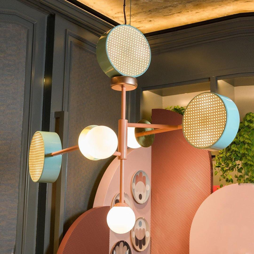 Daxl Vintage Glass Suspension Light-Neutral Decor