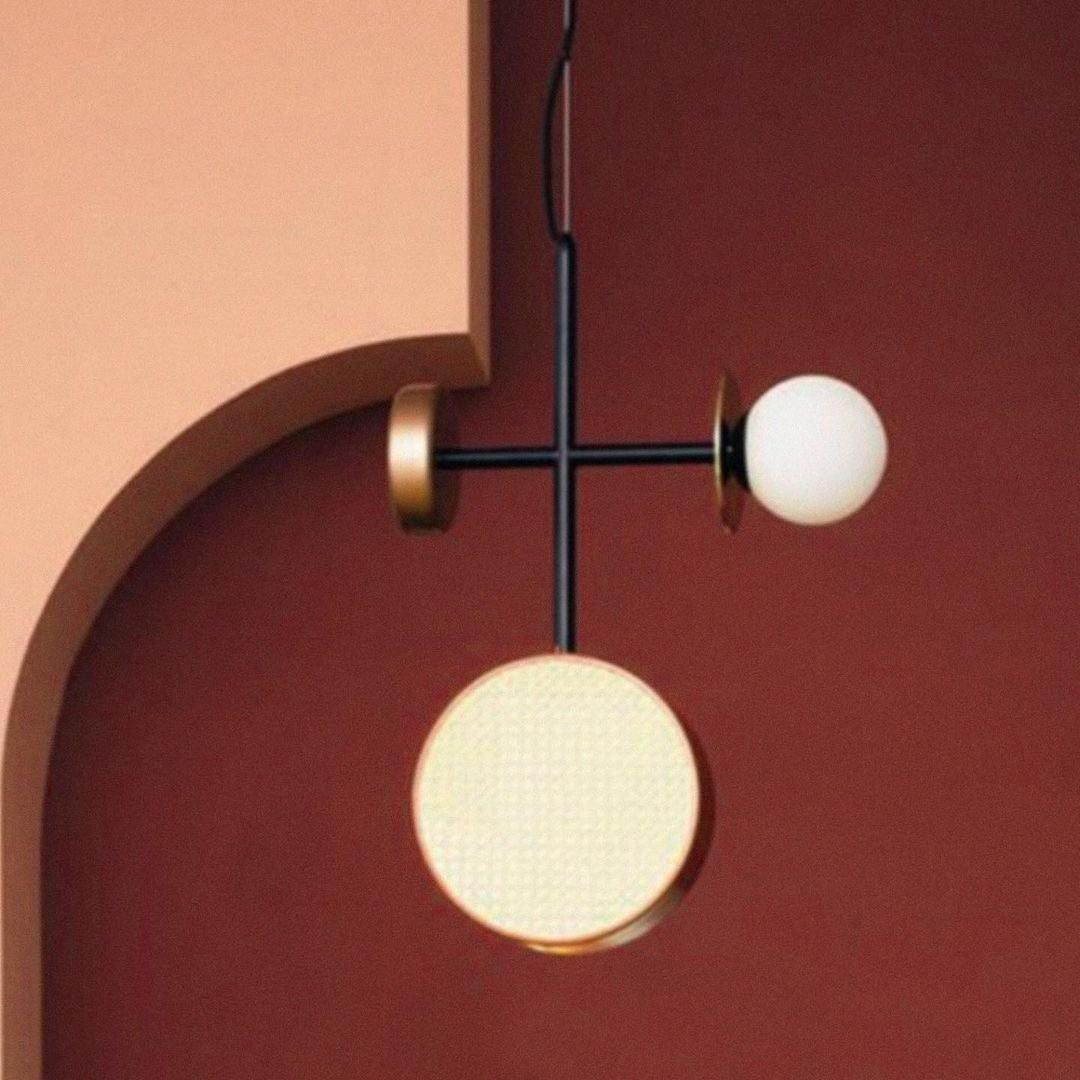 Daxl Vintage Glass Suspension Light-Neutral Decor