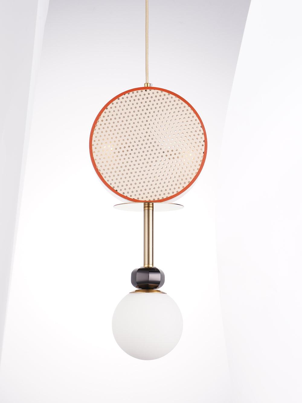 Daxl Vintage Glass Suspension Light-Neutral Decor