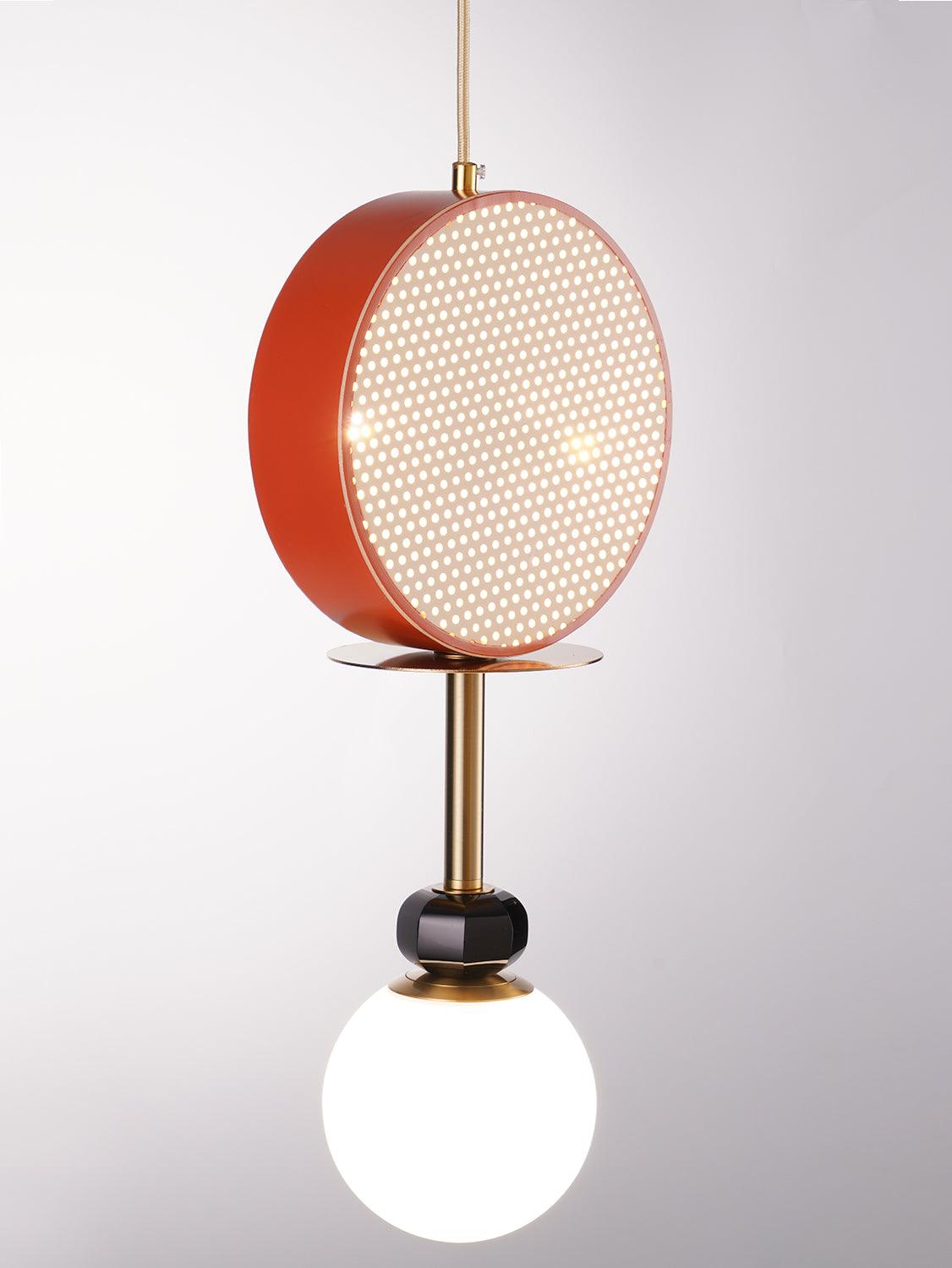Daxl Vintage Glass Suspension Light-Neutral Decor