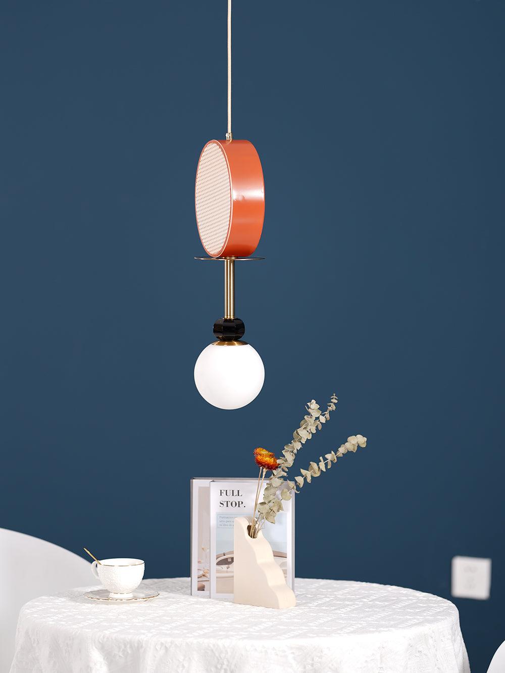 Daxl Vintage Glass Suspension Light-Neutral Decor