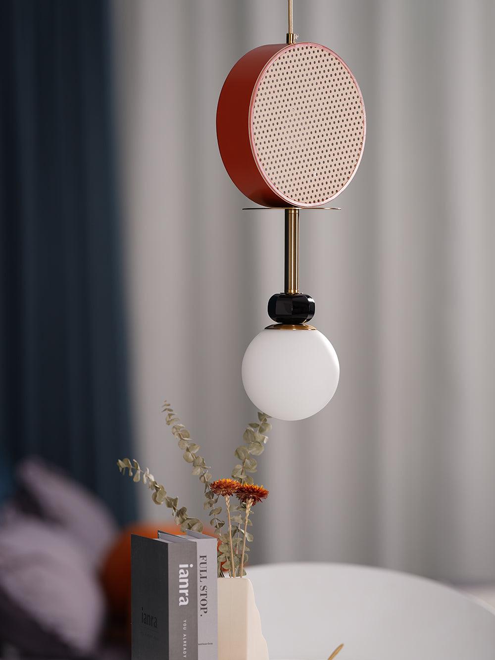 Daxl Vintage Glass Suspension Light-Neutral Decor