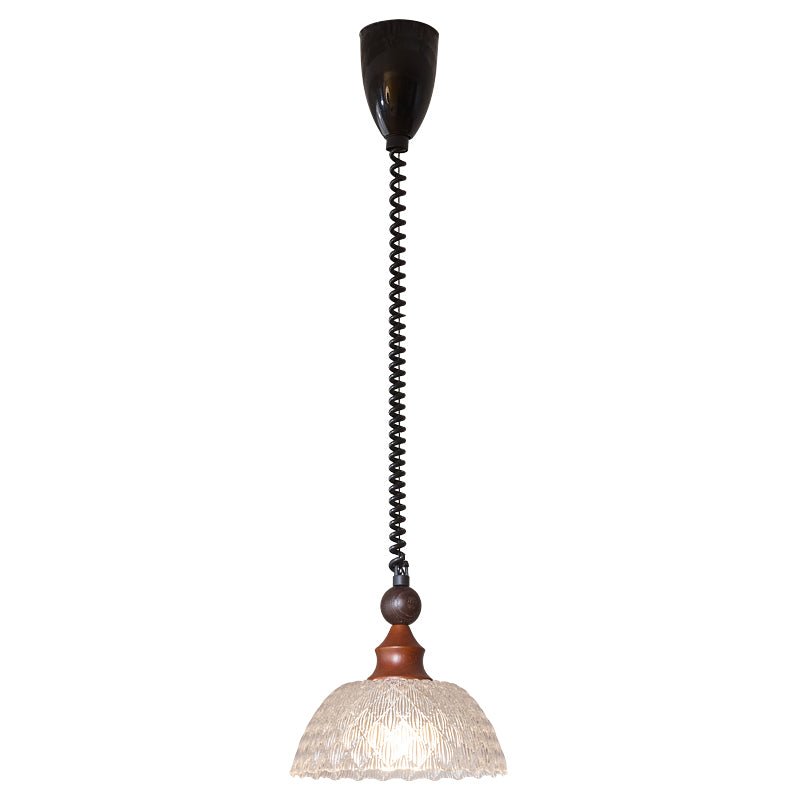 Nydoreth Elegance Vintage Art Wood Pendant Lamp-Neutral Decor