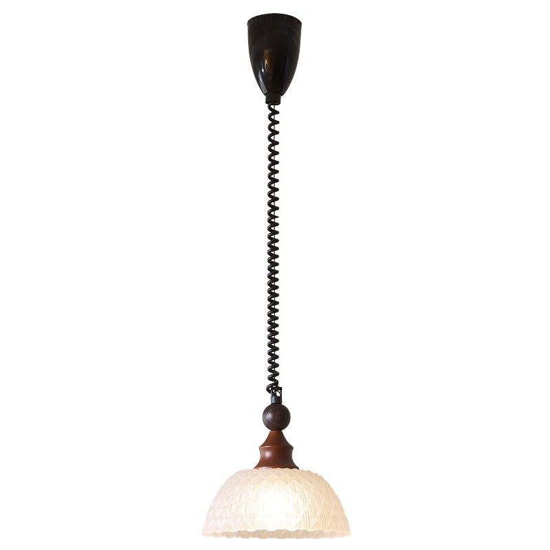 Nydoreth Elegance Vintage Art Wood Pendant Lamp-Neutral Decor