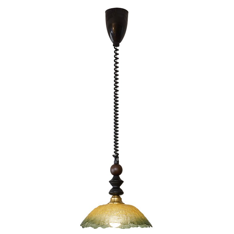 Nydoreth Elegance Vintage Art Wood Pendant Lamp-Neutral Decor