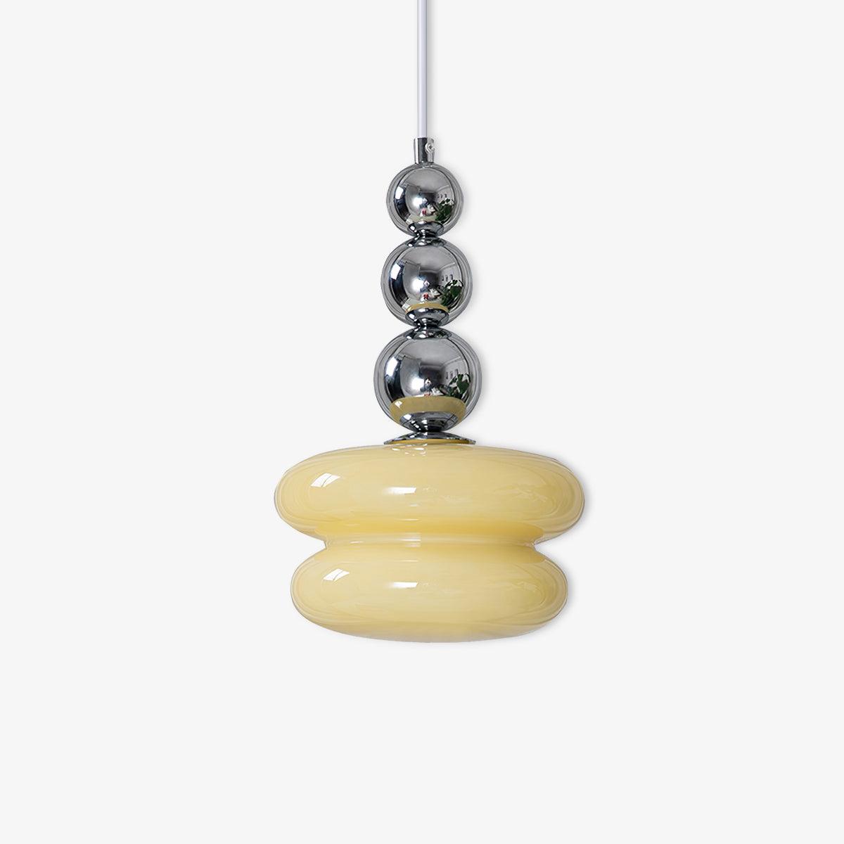 Aurelin Glass Artistic Pendant Light-Neutral Decor