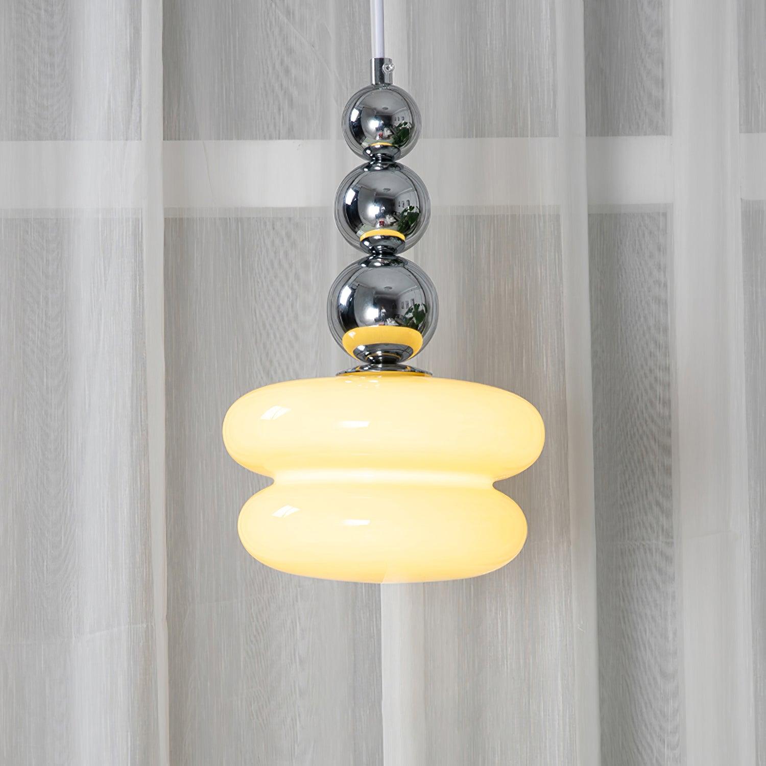 Aurelin Glass Artistic Pendant Light-Neutral Decor