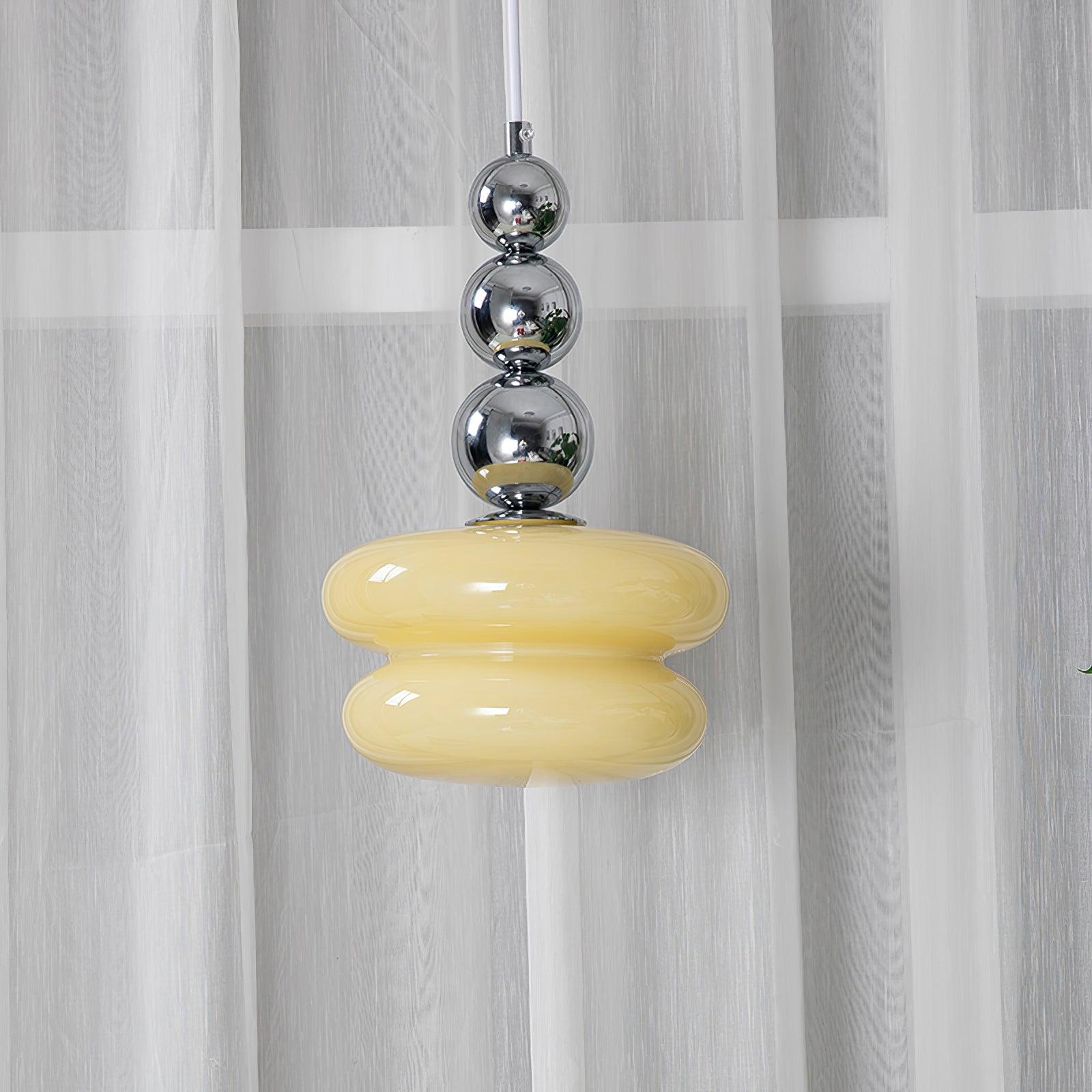 Aurelin Glass Artistic Pendant Light-Neutral Decor