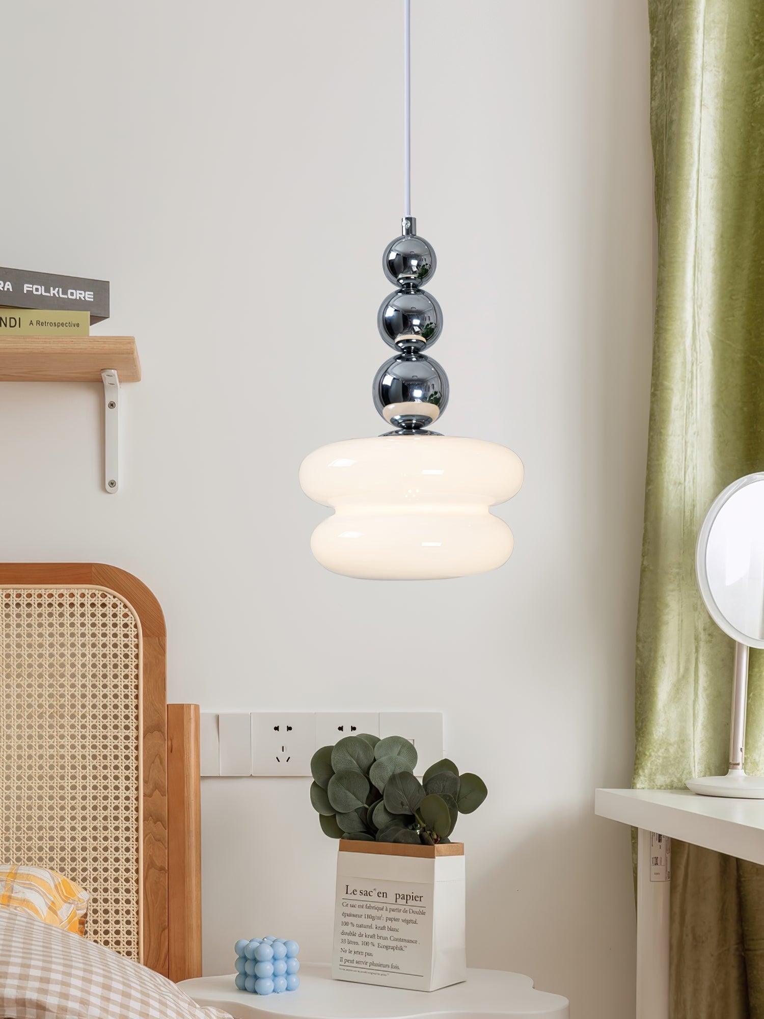 Aurelin Glass Artistic Pendant Light-Neutral Decor