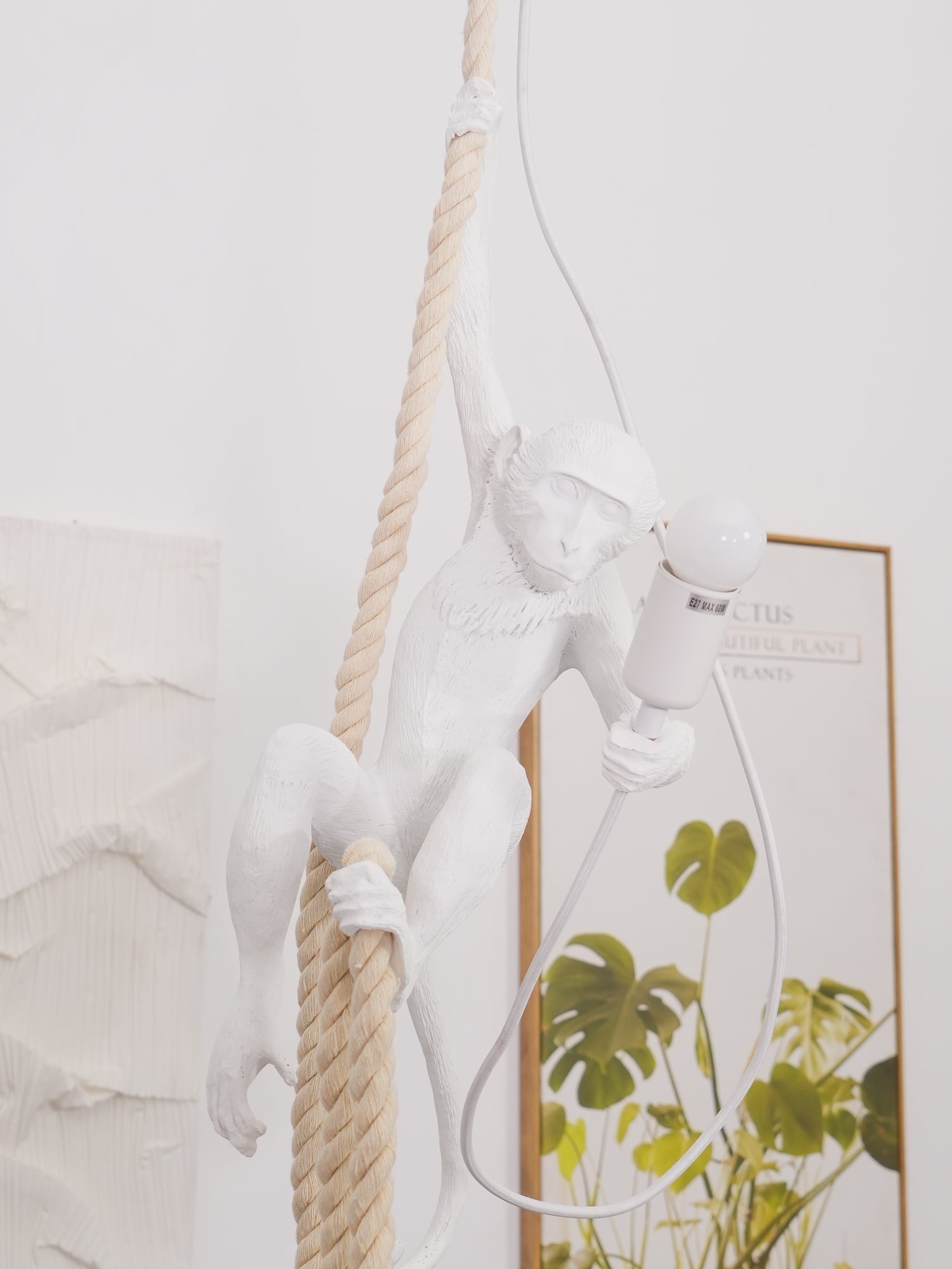Epiran Resin Rope Artistic Pendant Lamp-Neutral Decor