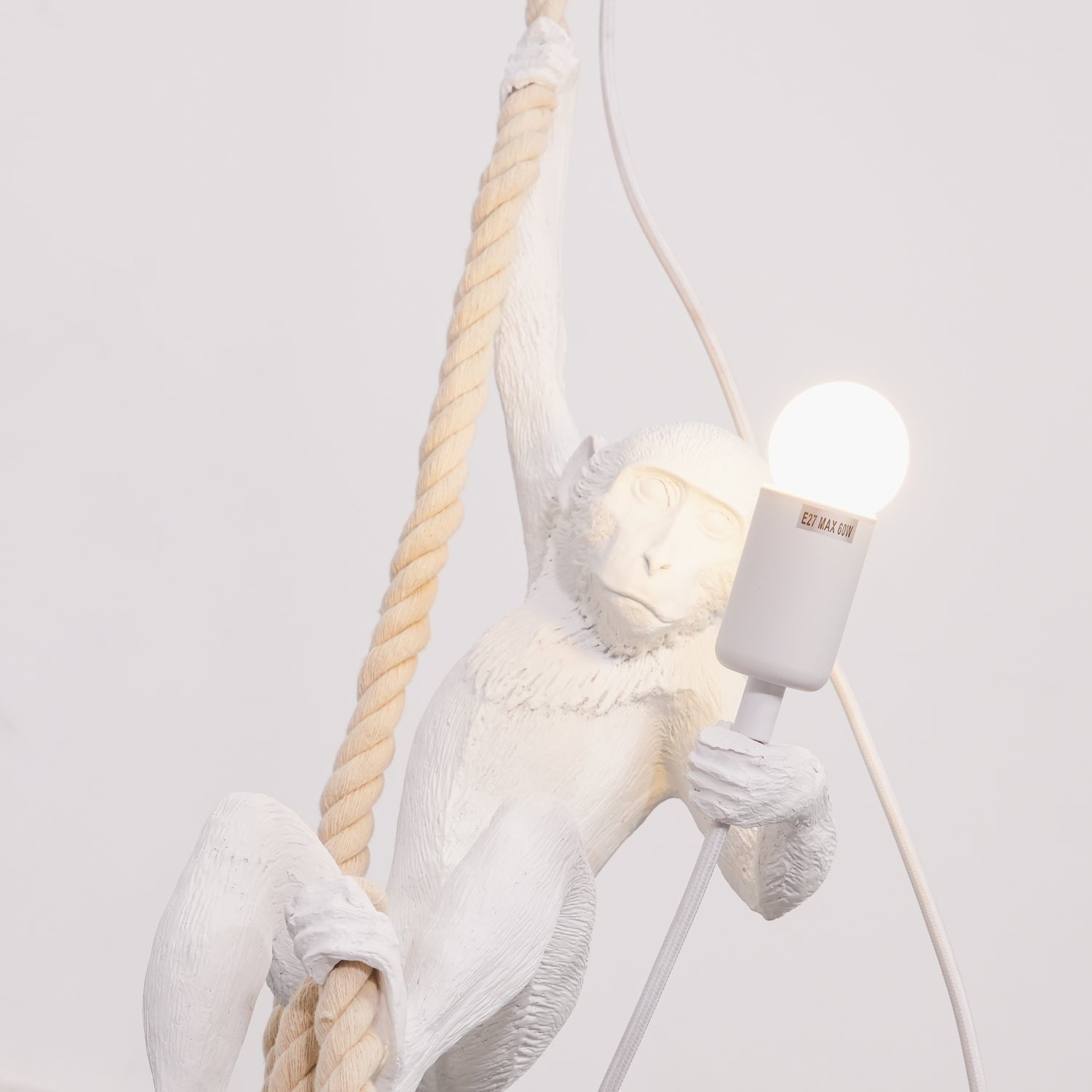 Epiran Resin Rope Artistic Pendant Lamp-Neutral Decor