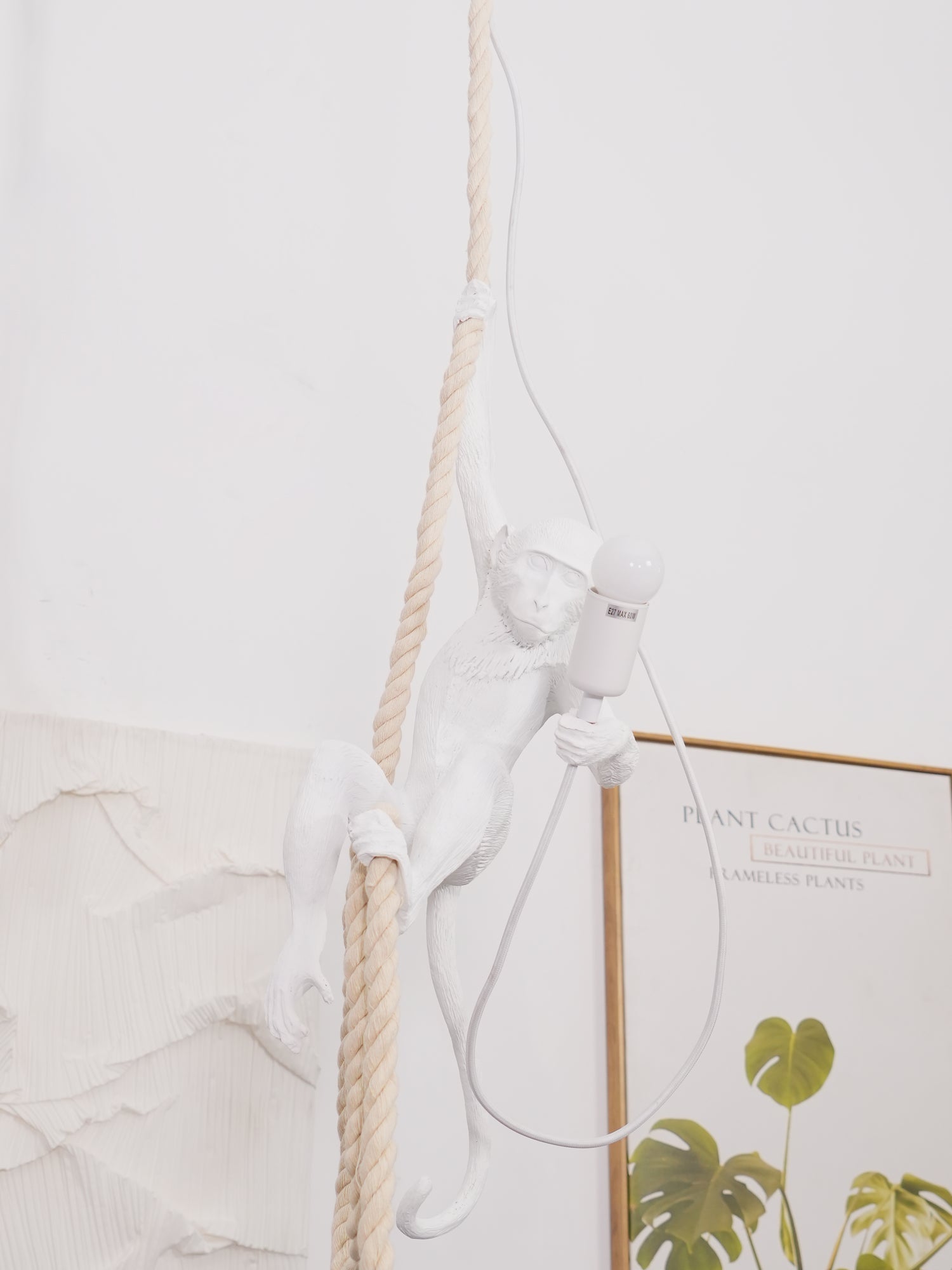 Epiran Resin Rope Artistic Pendant Lamp-Neutral Decor