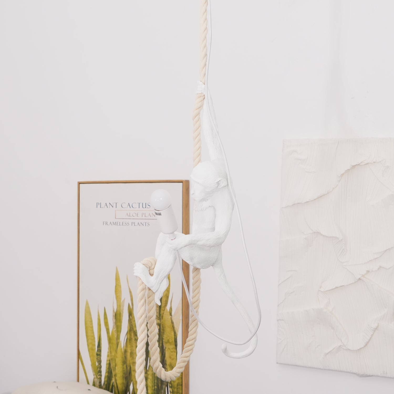 Epiran Resin Rope Artistic Pendant Lamp-Neutral Decor
