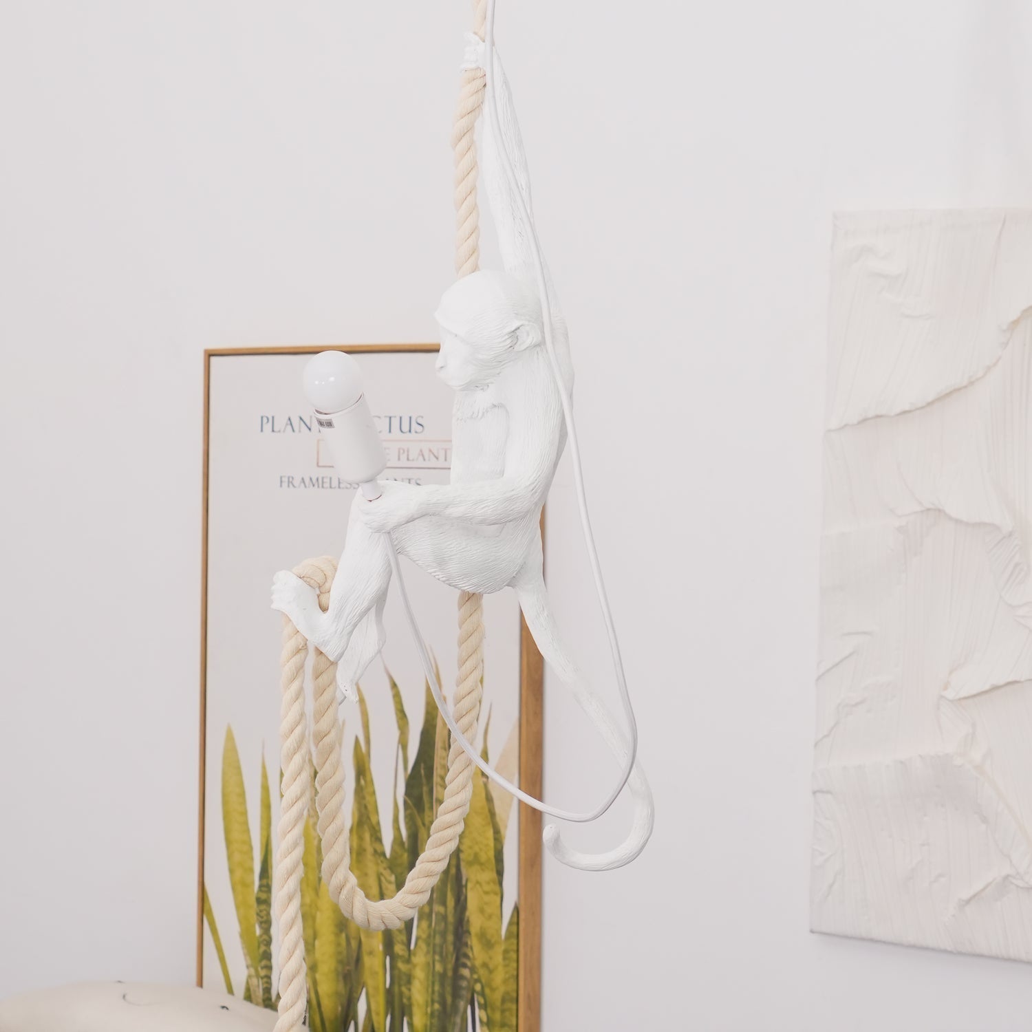 Epiran Resin Rope Artistic Pendant Lamp-Neutral Decor