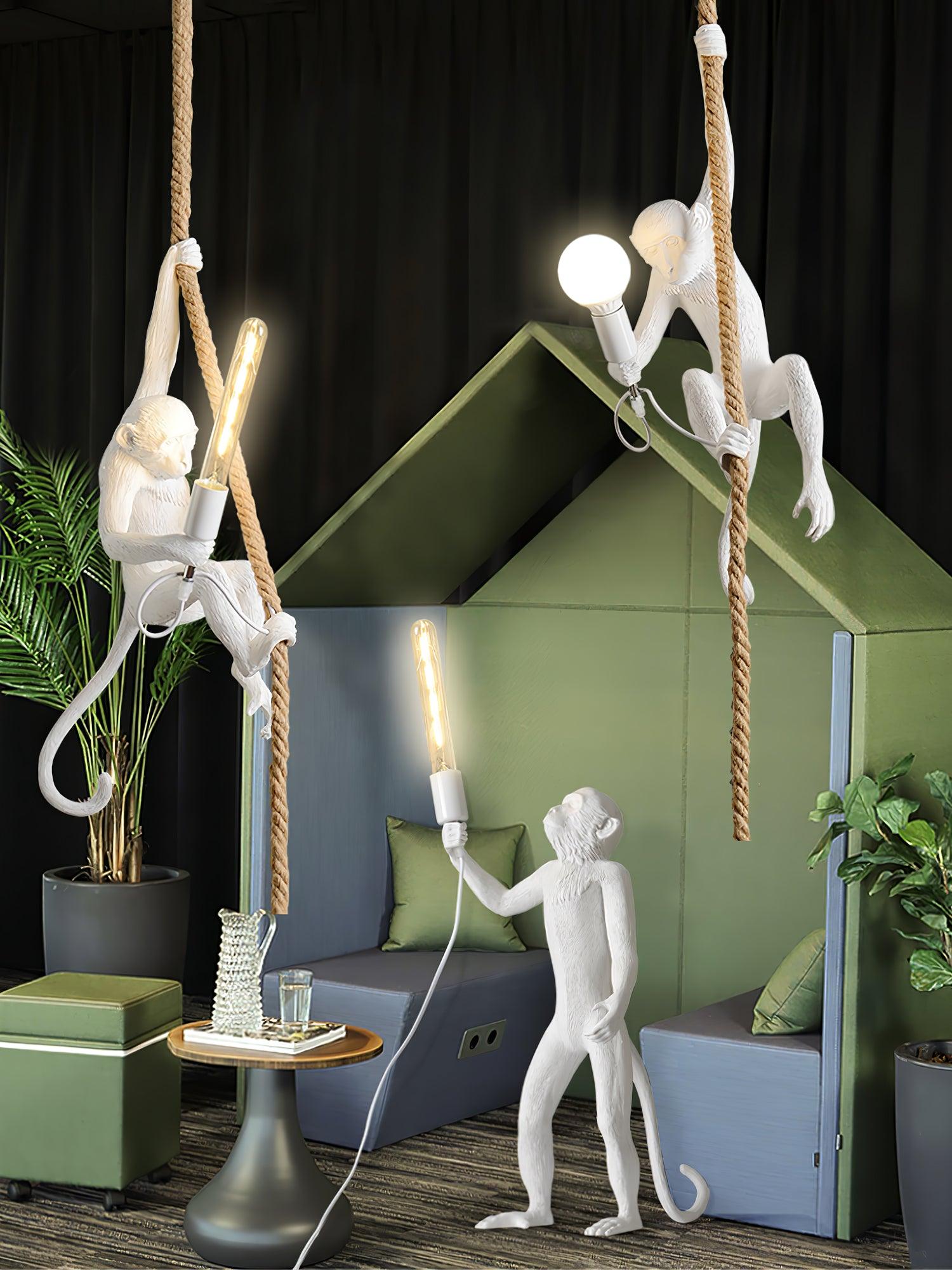 Epiran Resin Rope Artistic Pendant Lamp-Neutral Decor