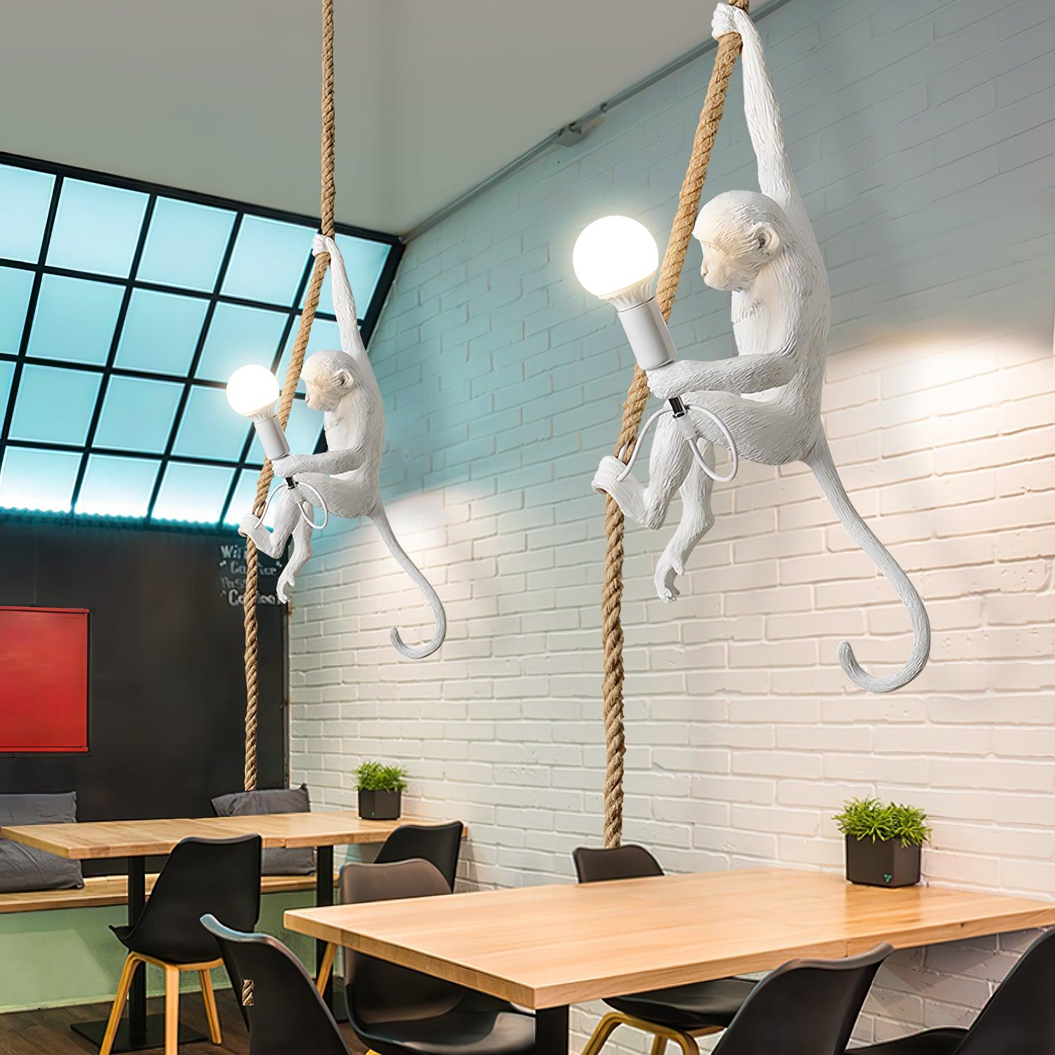 Epiran Resin Rope Artistic Pendant Lamp-Neutral Decor