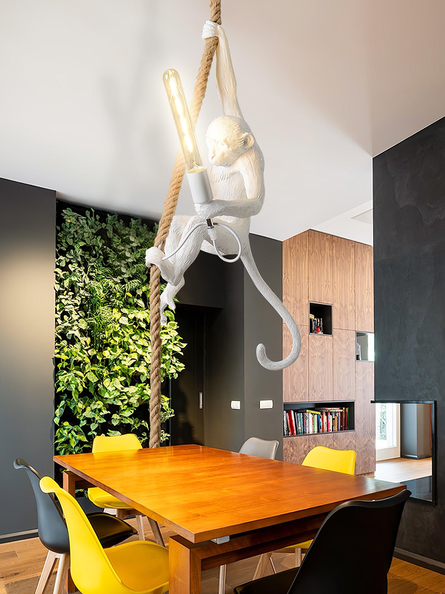 Epiran Resin Rope Artistic Pendant Lamp-Neutral Decor