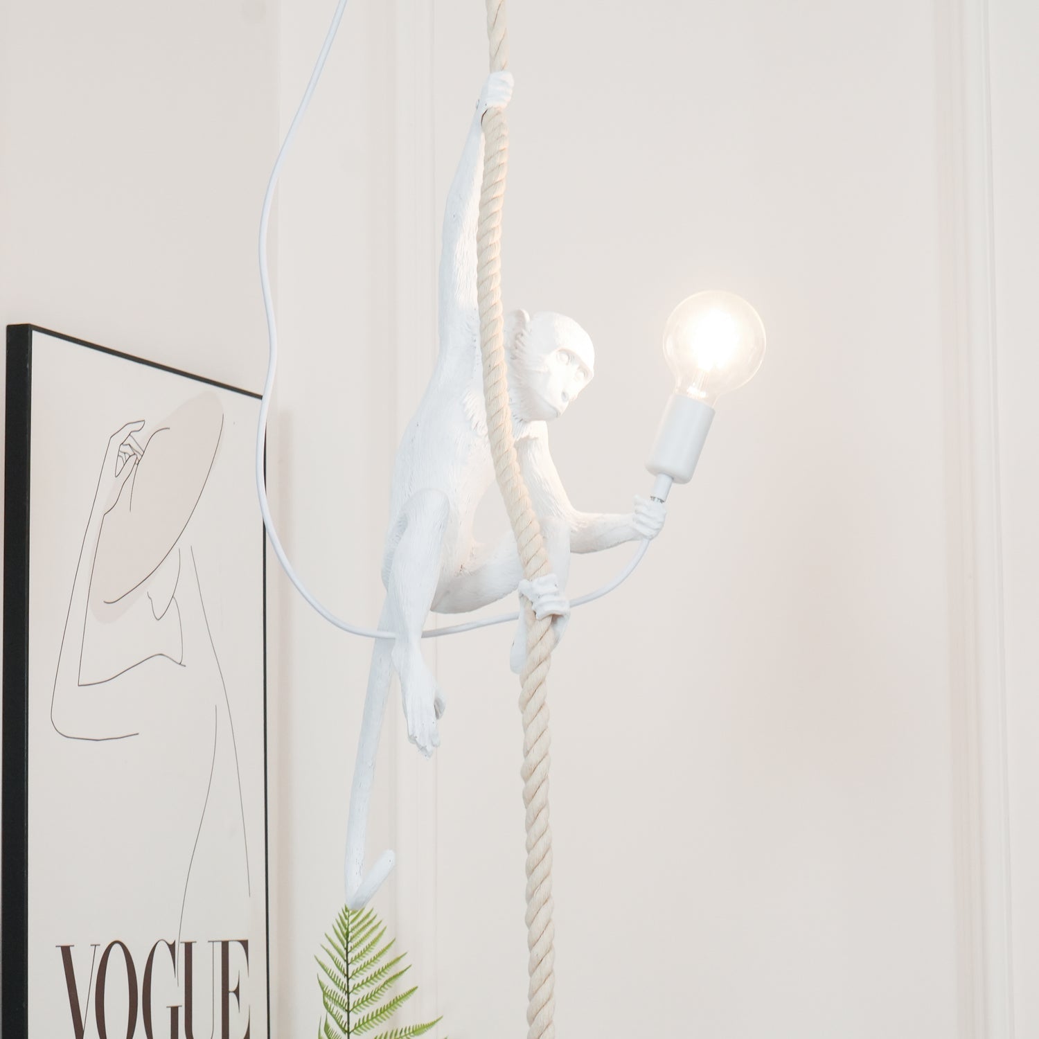 Epiran Resin Rope Artistic Pendant Lamp-Neutral Decor