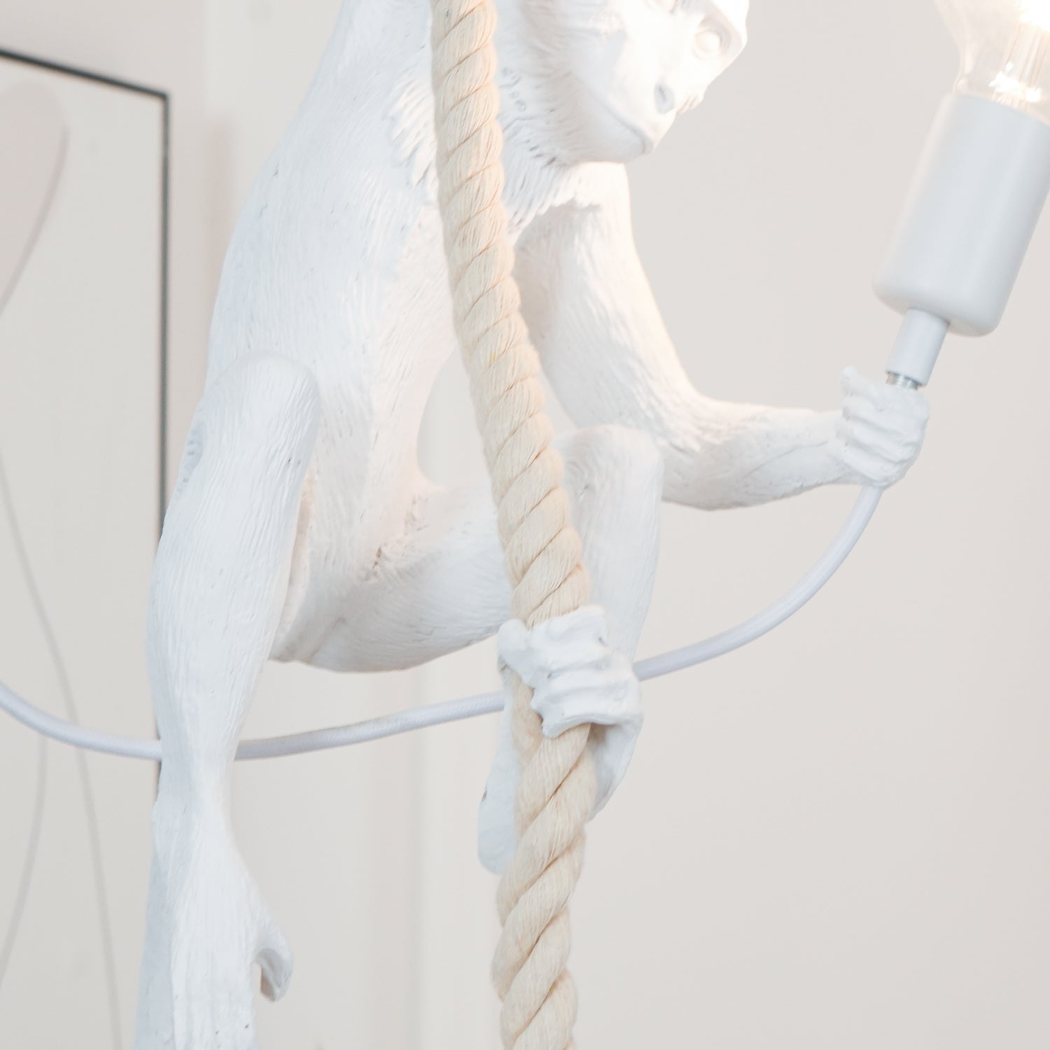 Epiran Resin Rope Artistic Pendant Lamp-Neutral Decor