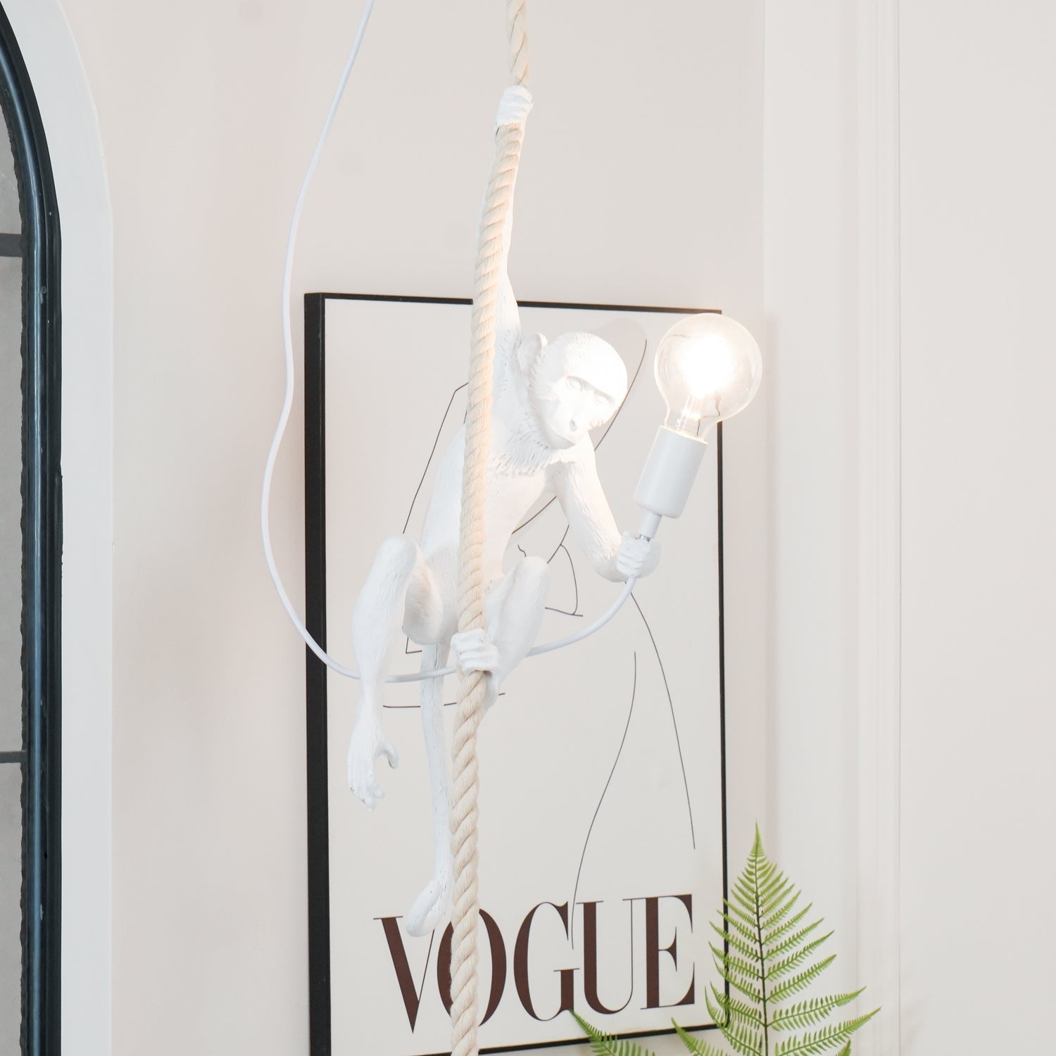 Epiran Resin Rope Artistic Pendant Lamp-Neutral Decor