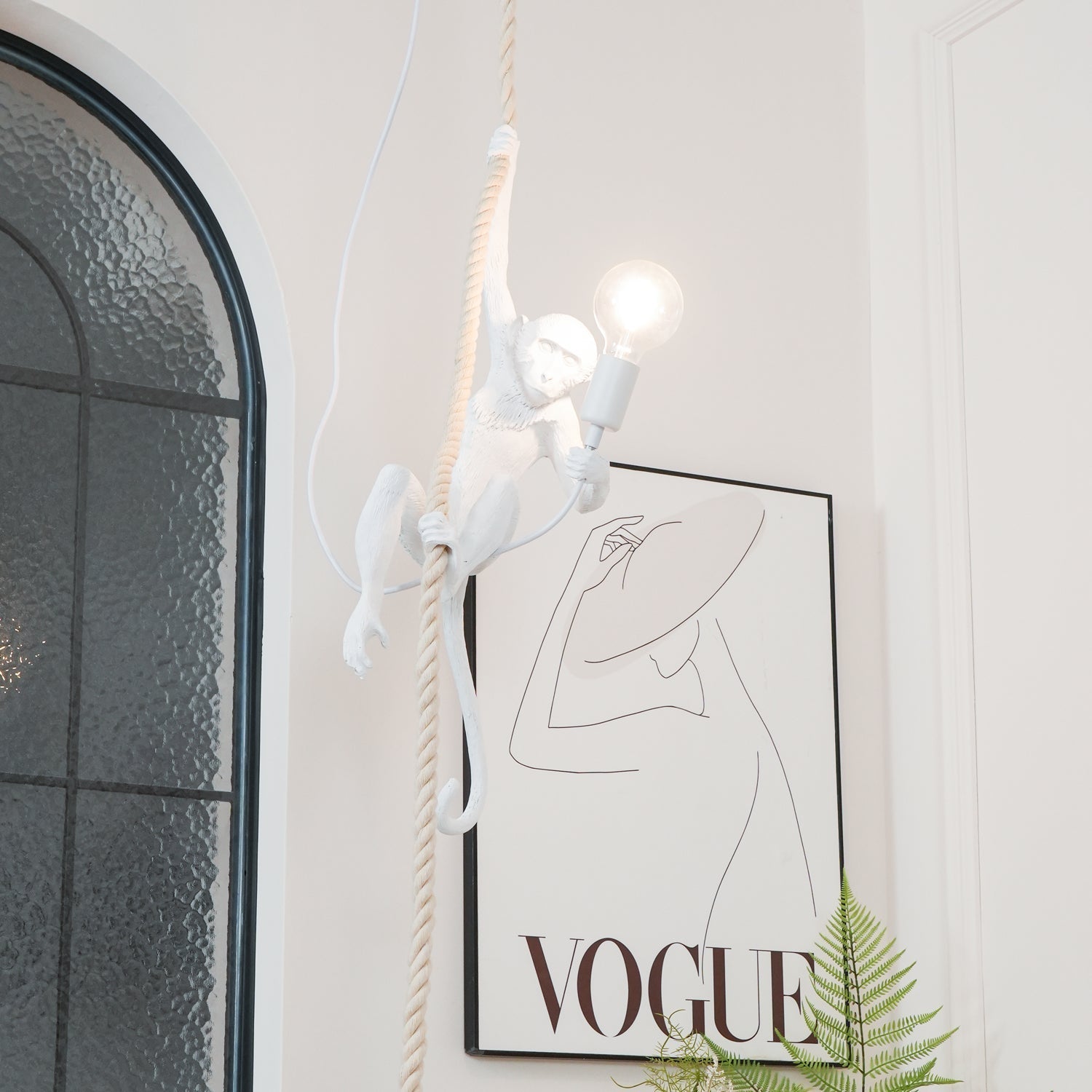Epiran Resin Rope Artistic Pendant Lamp-Neutral Decor