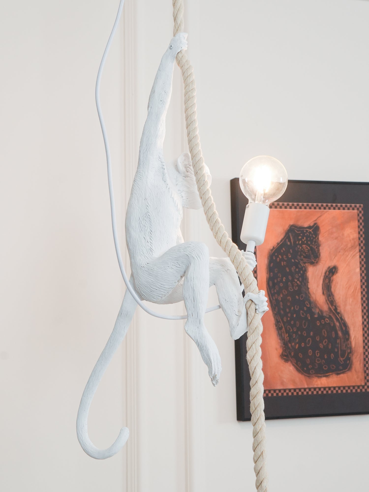 Epiran Resin Rope Artistic Pendant Lamp-Neutral Decor