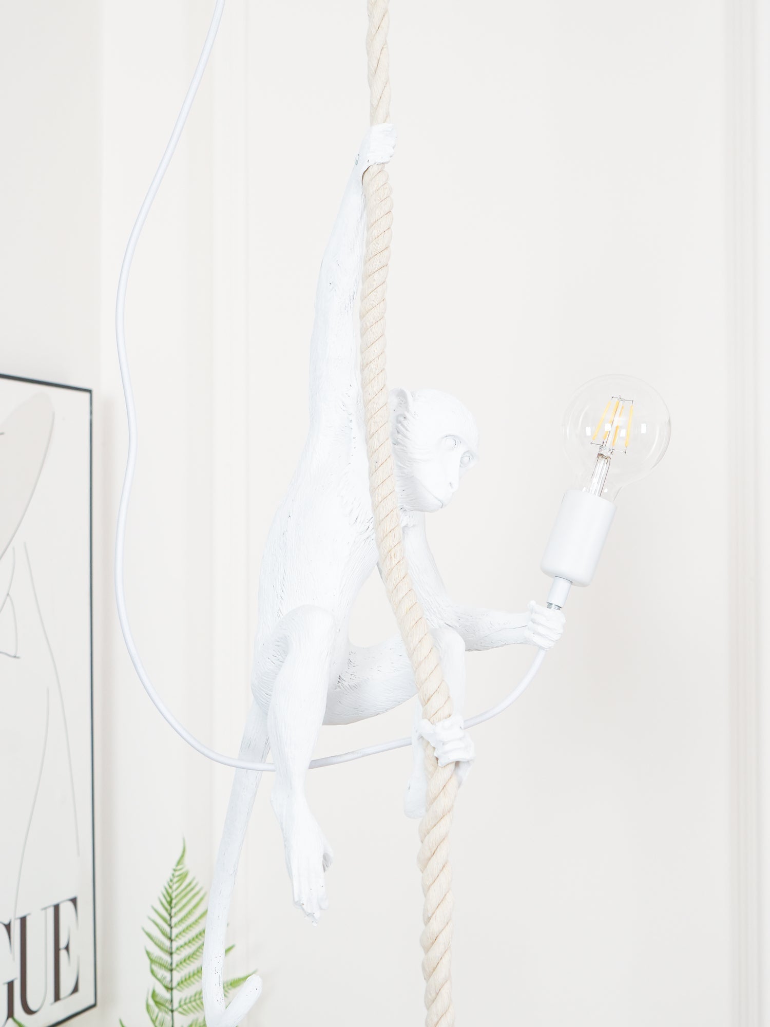 Epiran Resin Rope Artistic Pendant Lamp-Neutral Decor