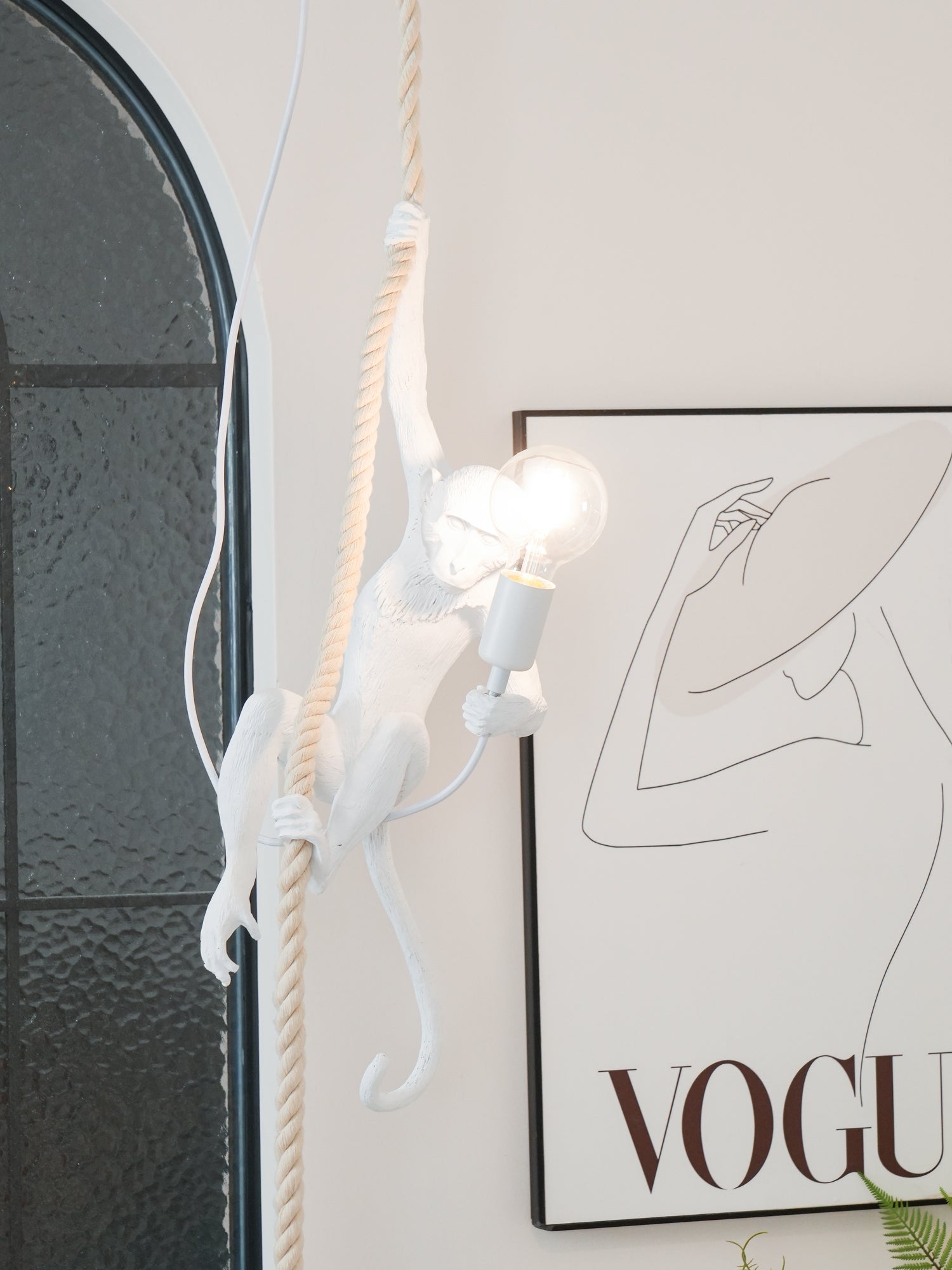 Epiran Resin Rope Artistic Pendant Lamp-Neutral Decor