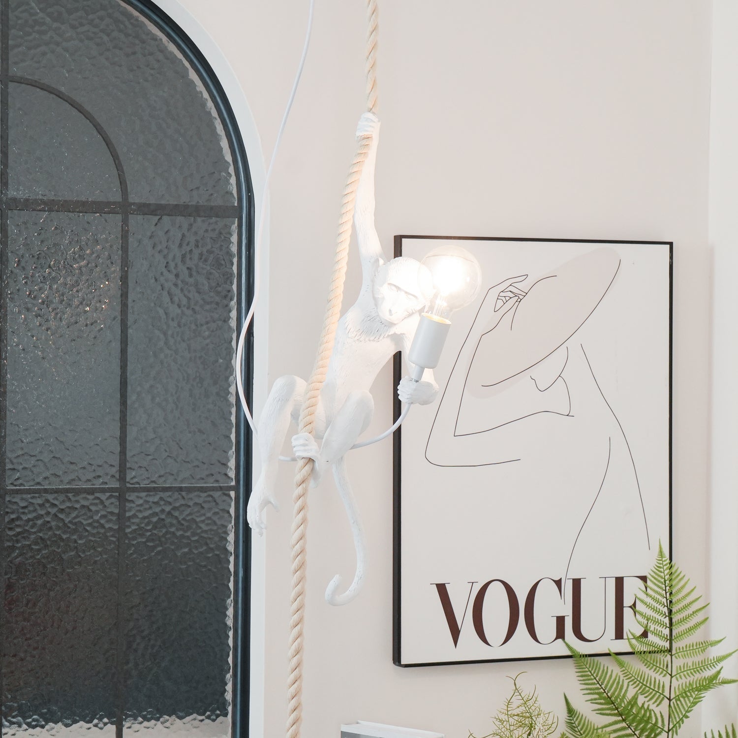 Epiran Resin Rope Artistic Pendant Lamp-Neutral Decor
