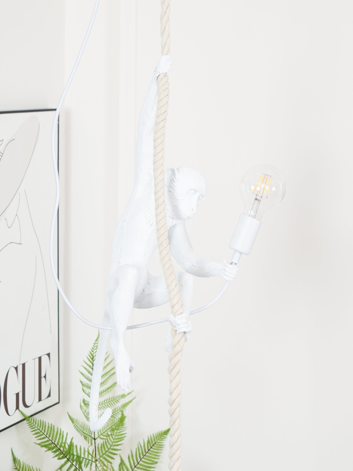 Epiran Resin Rope Artistic Pendant Lamp-Neutral Decor