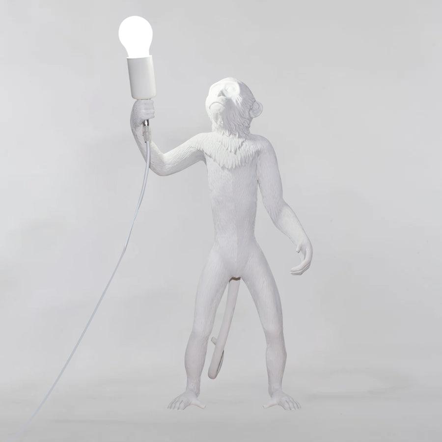 Riven Resin Whimsical Table Lamp-Neutral Decor