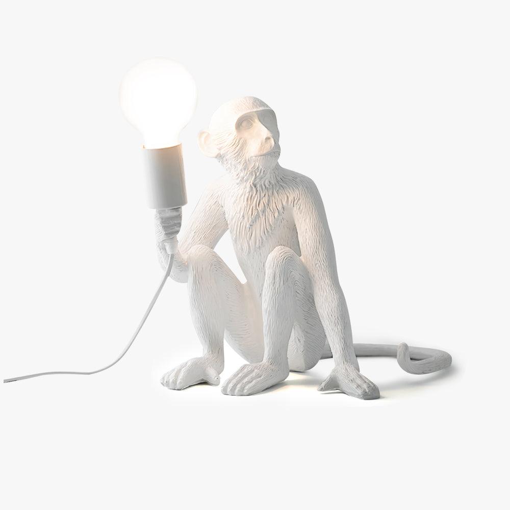 Riven Resin Whimsical Table Lamp-Neutral Decor