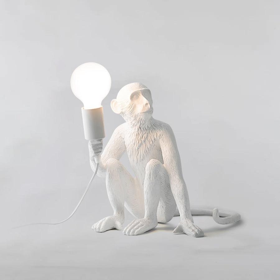 Riven Resin Whimsical Table Lamp-Neutral Decor