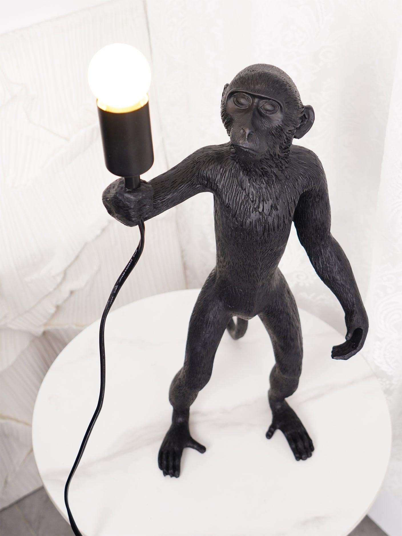 Riven Resin Whimsical Table Lamp-Neutral Decor