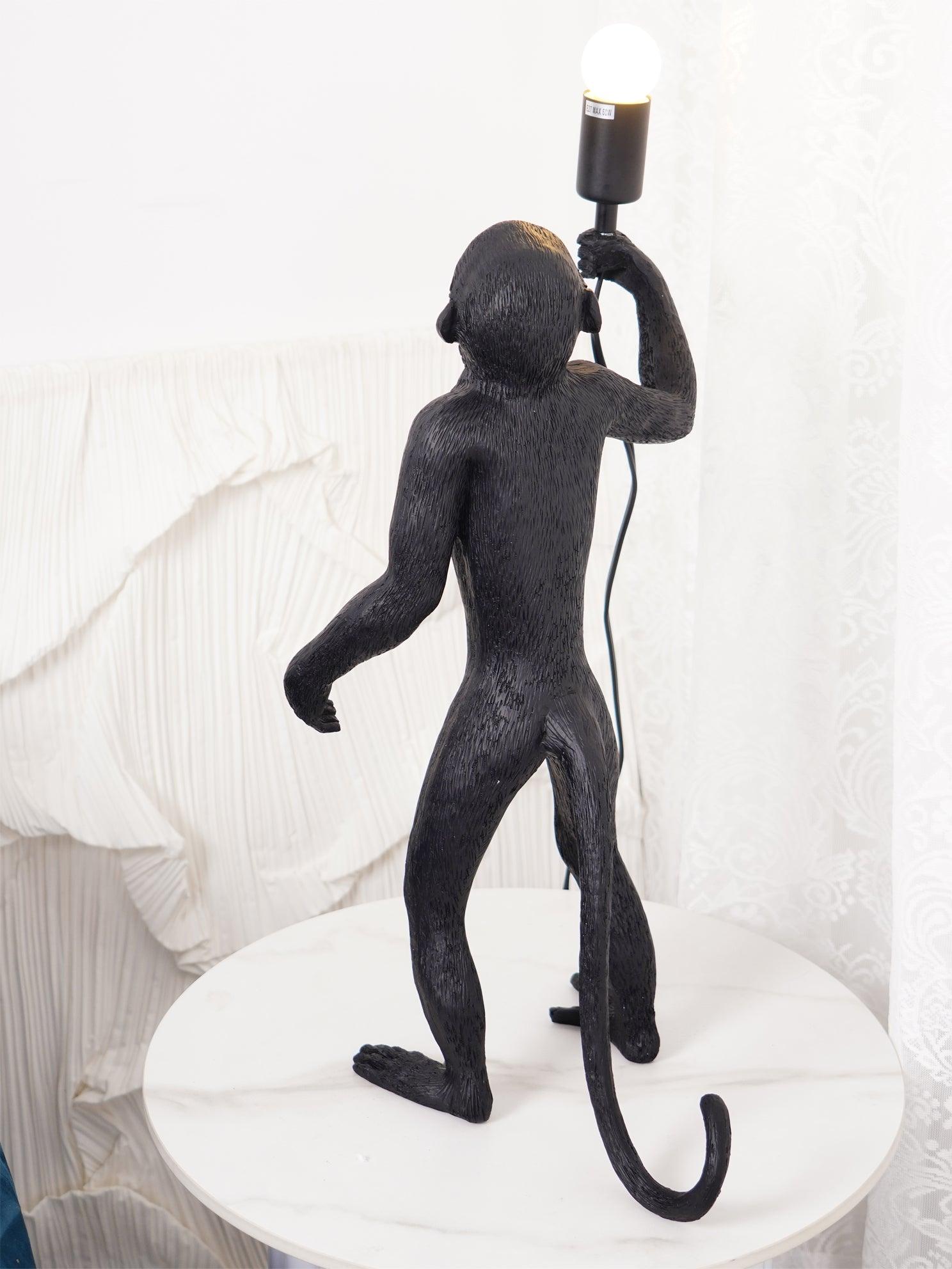 Riven Resin Whimsical Table Lamp-Neutral Decor