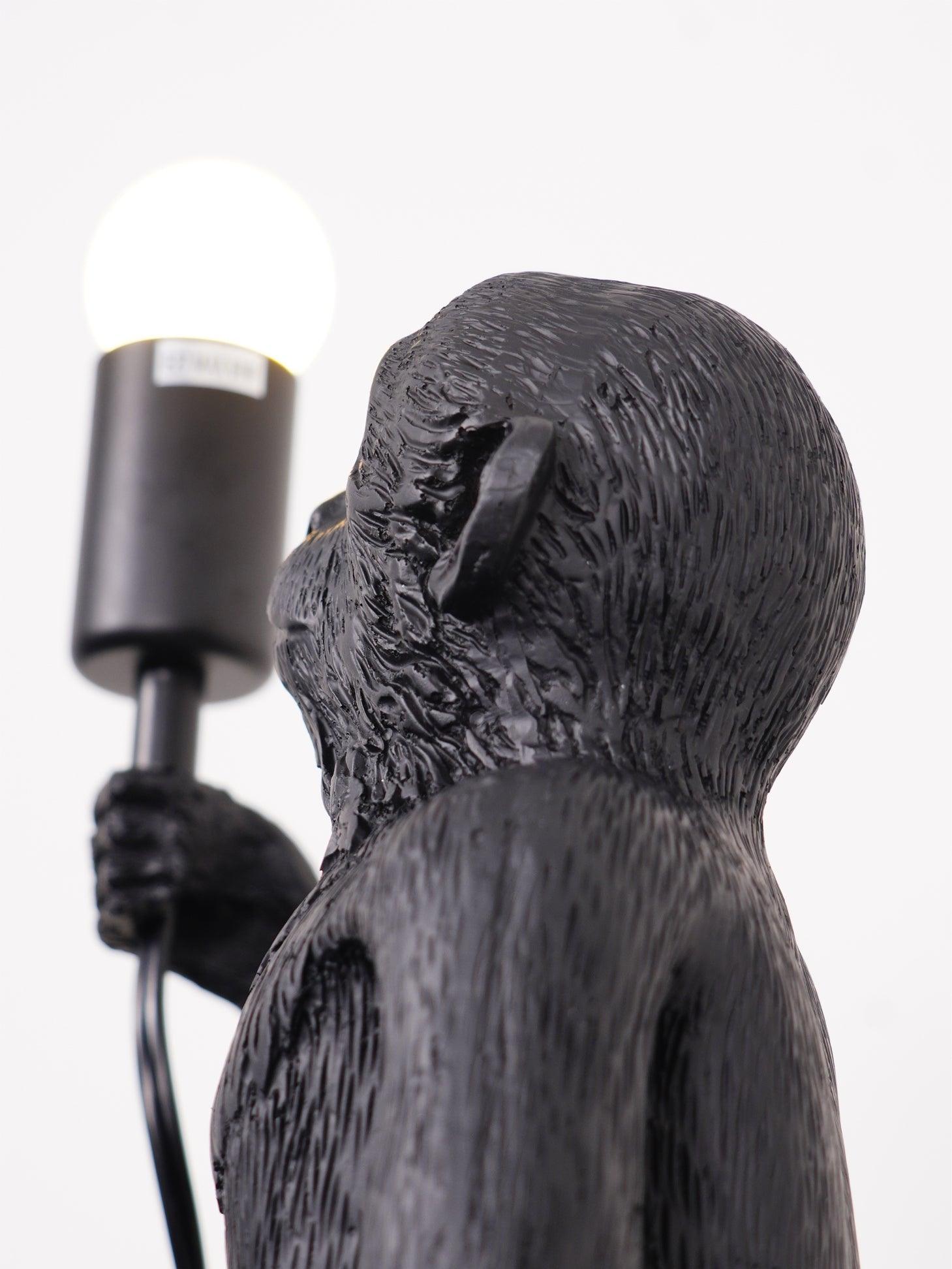Riven Resin Whimsical Table Lamp-Neutral Decor