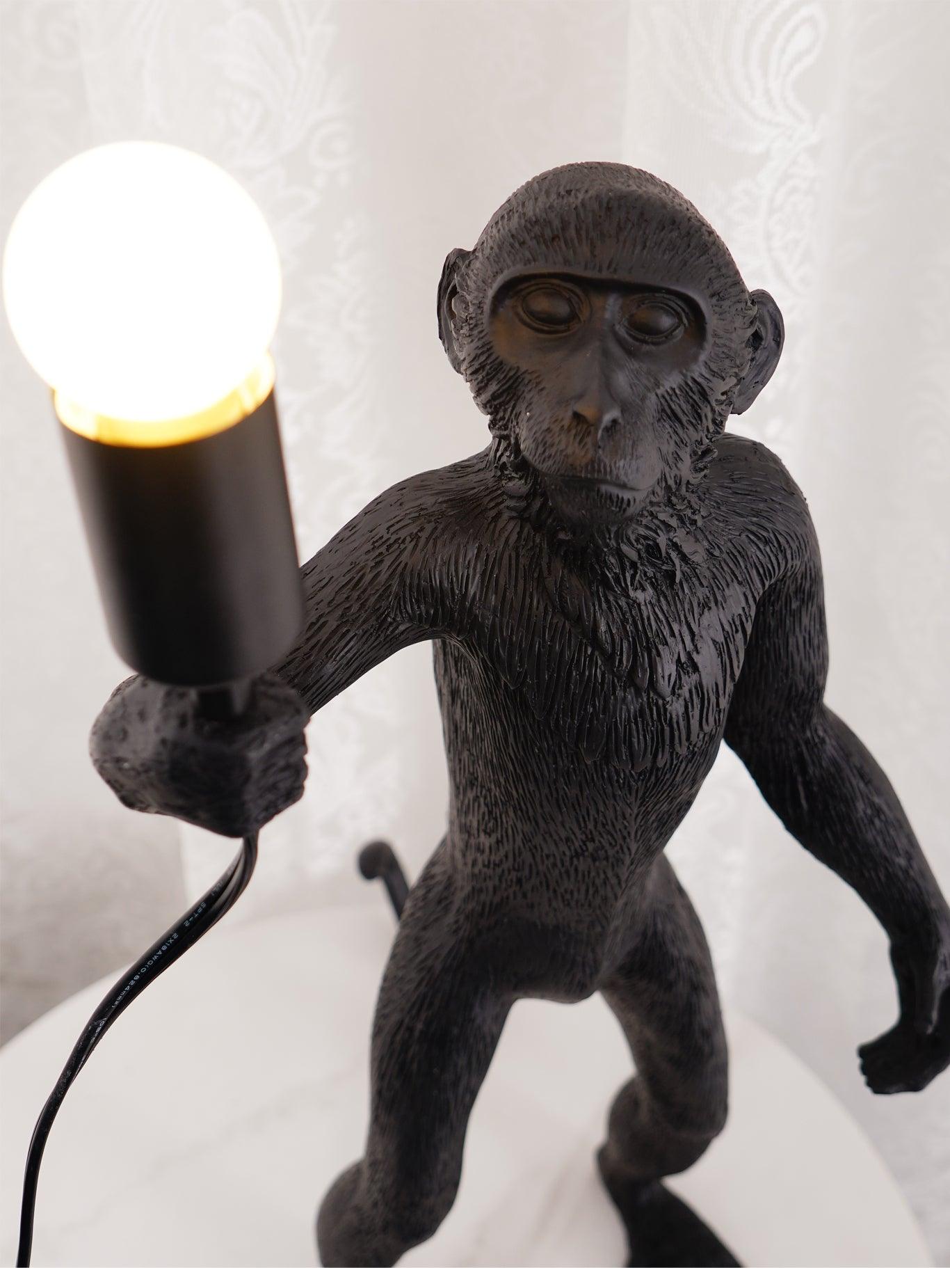 Riven Resin Whimsical Table Lamp-Neutral Decor