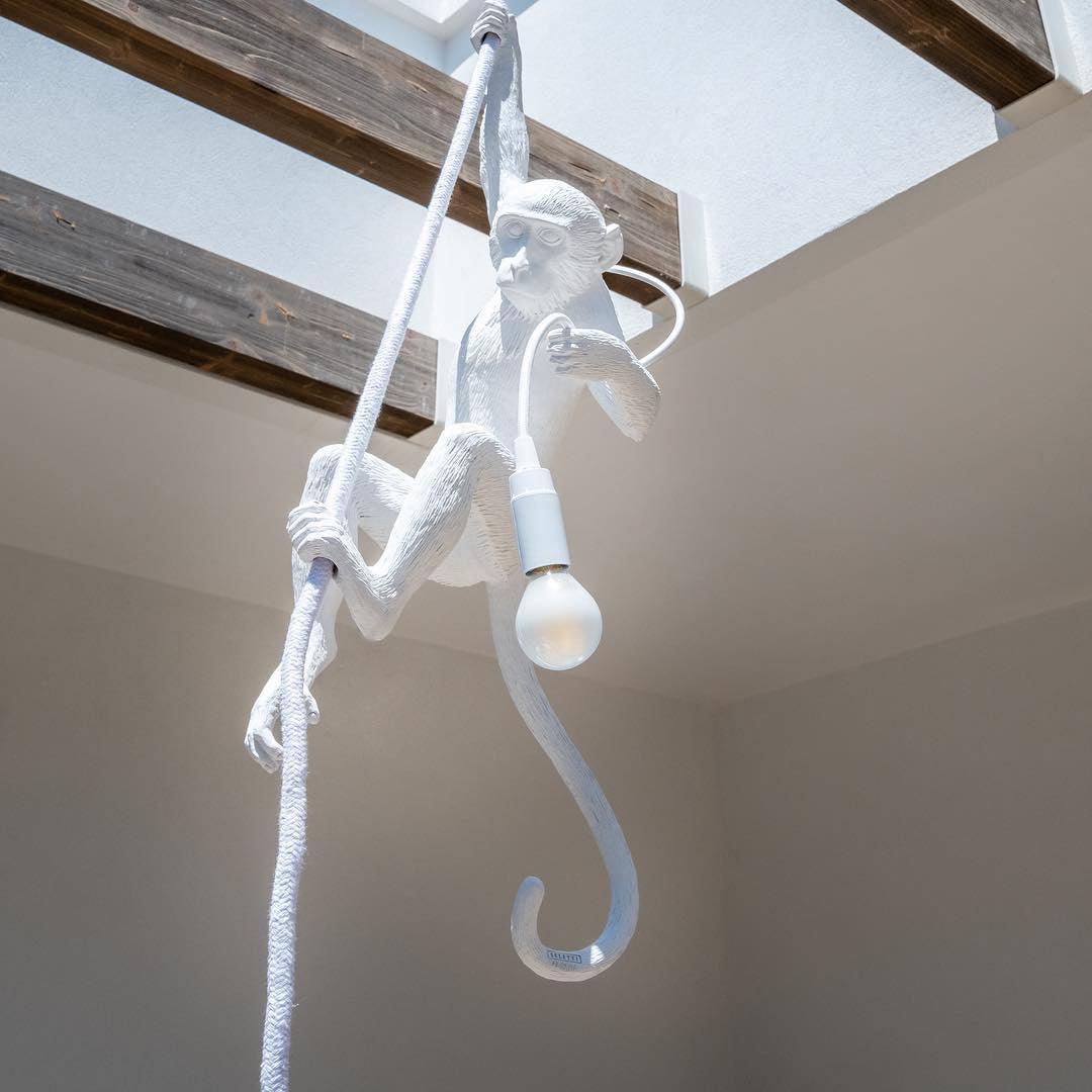 Epiran Resin Rope Artistic Pendant Lamp-Neutral Decor