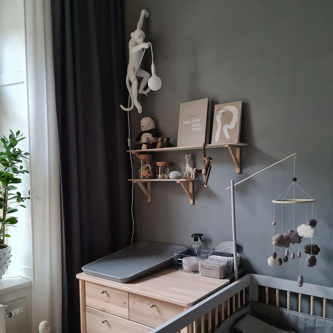 Bnx Art Unique Monkey Resin Wall Lamp-Neutral Decor
