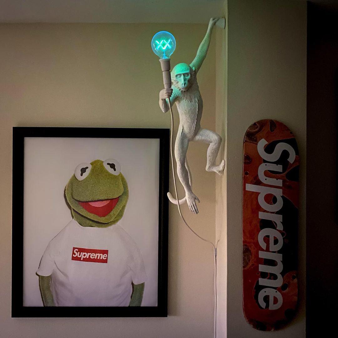 Bnx Art Unique Monkey Resin Wall Lamp-Neutral Decor