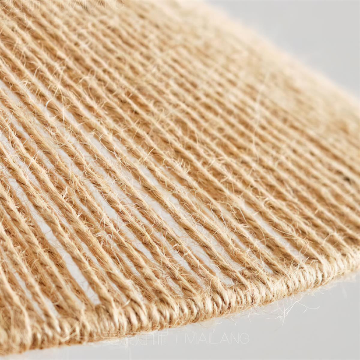 Fidoya Woven Rattan Cone Pendant Light