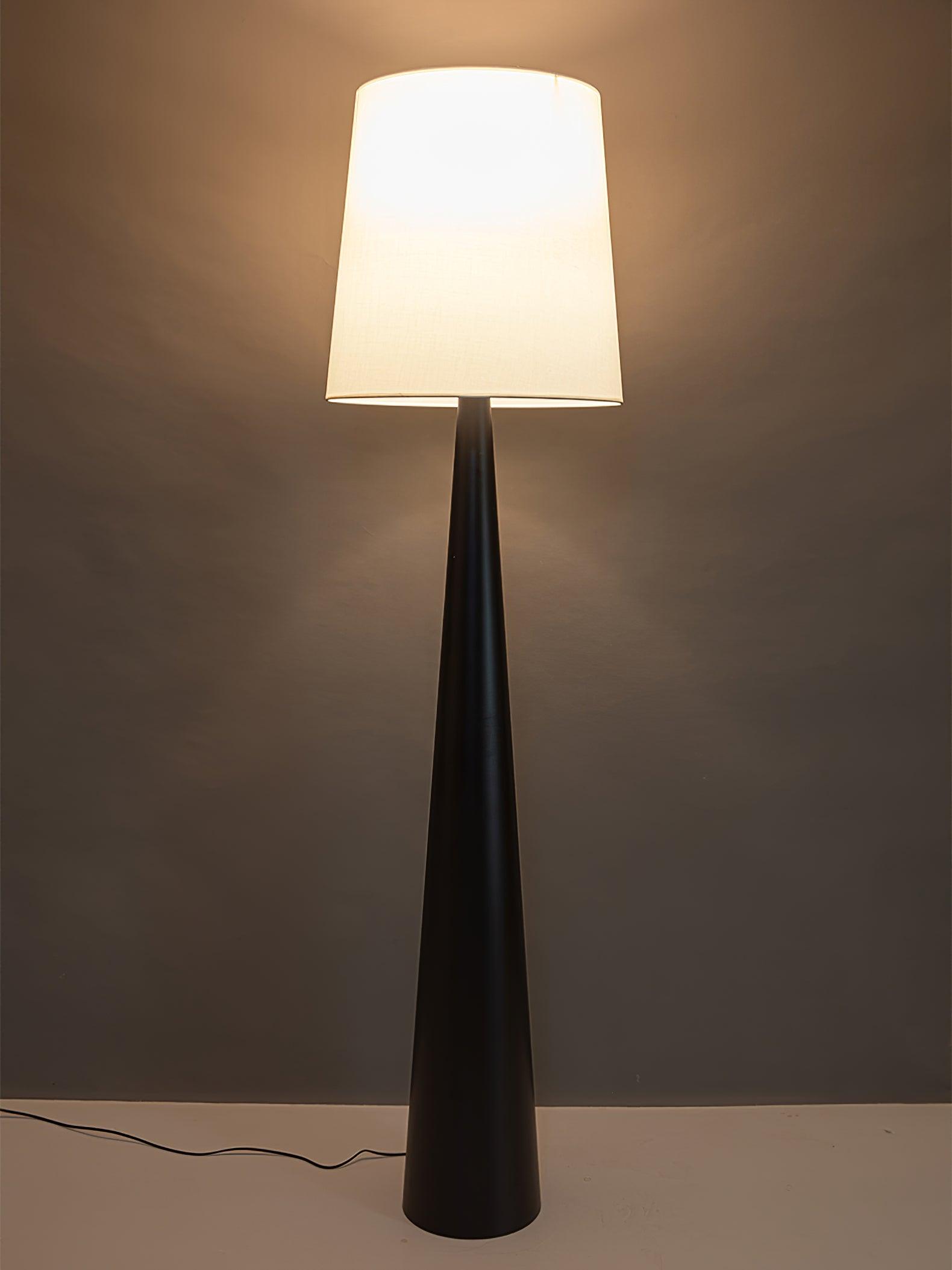 Brenor Fabric Minimalist Floor Lamp-Neutral Decor