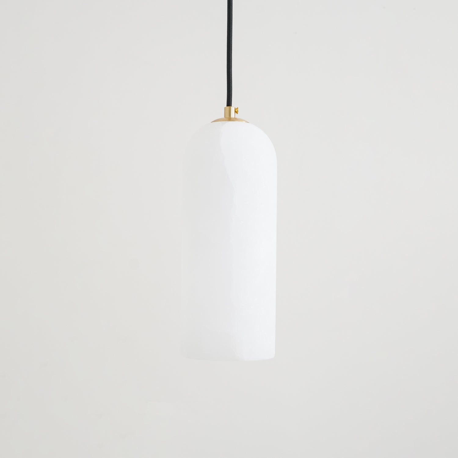 Zashayra Cylindrical Alabaster Pendant Light-Neutral Decor